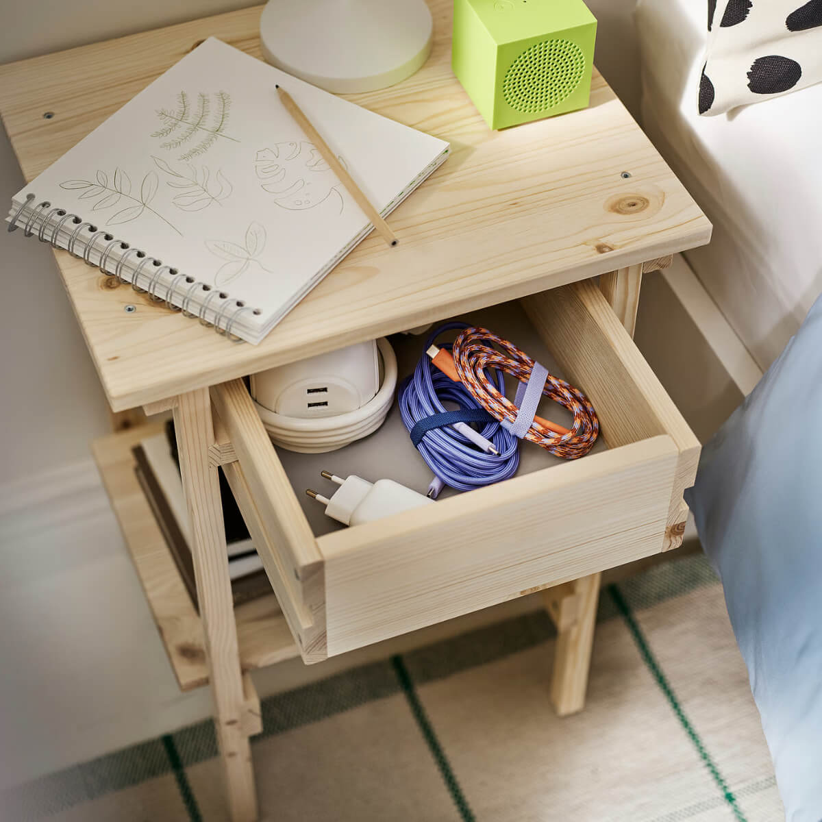 IKEA Launches KRONÖREN: A New Solid Pine Storage Series 12 ikea-kronoren-solid-pine-nightstand-nordroom