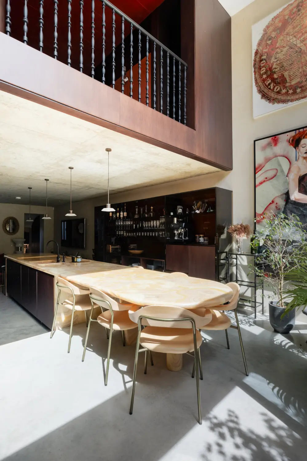 Grand Spaces Featuring Lush Velvet in a Reimagined Victorian Townhouse 15 islington-victorian-townhouse-modern-double-height-extension-nordroom