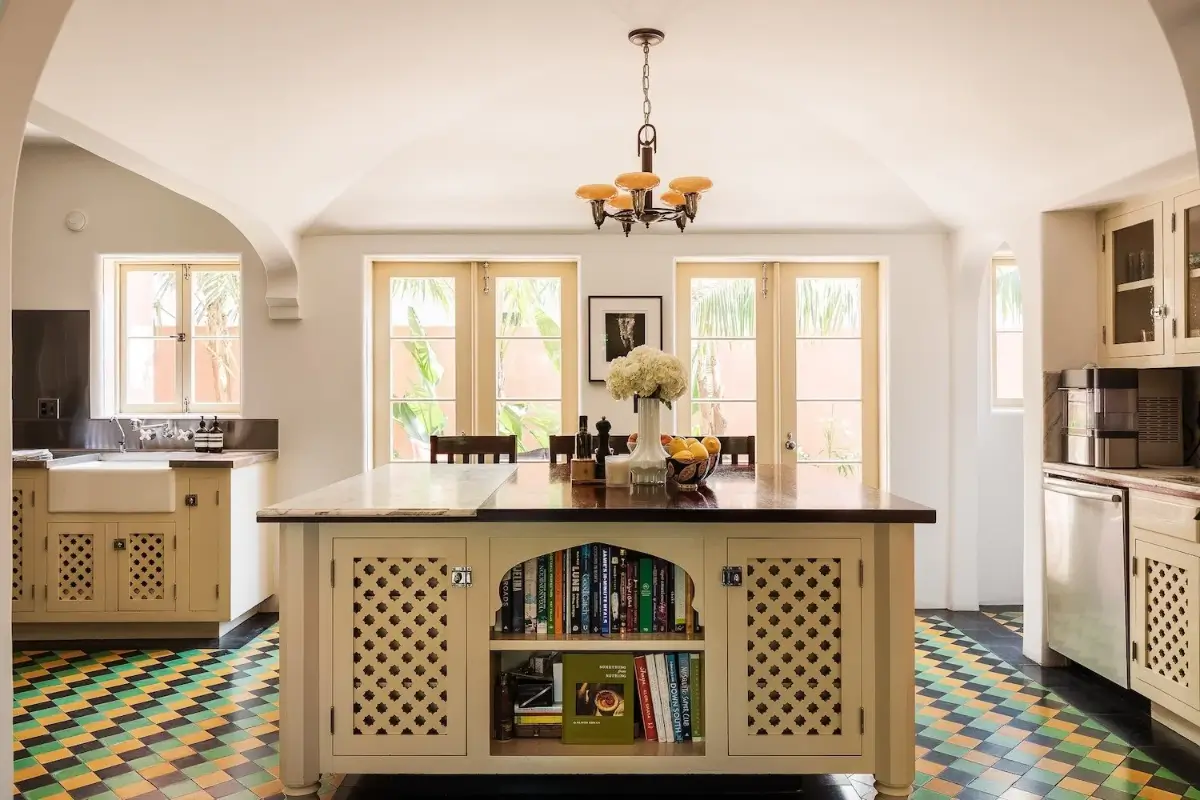 Old World Charm and Modern Comforts in a Pink Spanish-Style Los Feliz Villa 14 pink-1920s-spanish-revival-villa-los-feliz-nordroom