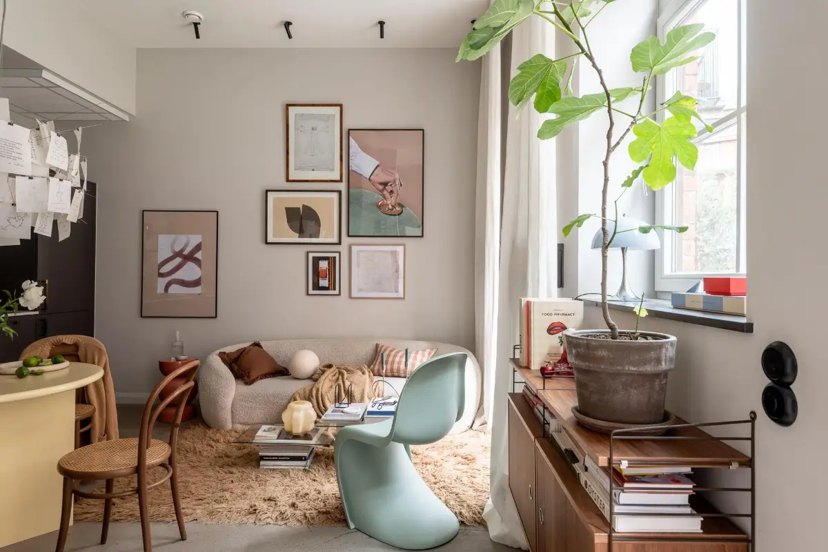 An Industrial Building in a Charming Courtyard is Turned into a Small Townhouse 6 small-loft-19th-century-indstrial-building-gothenburg-nordroom
