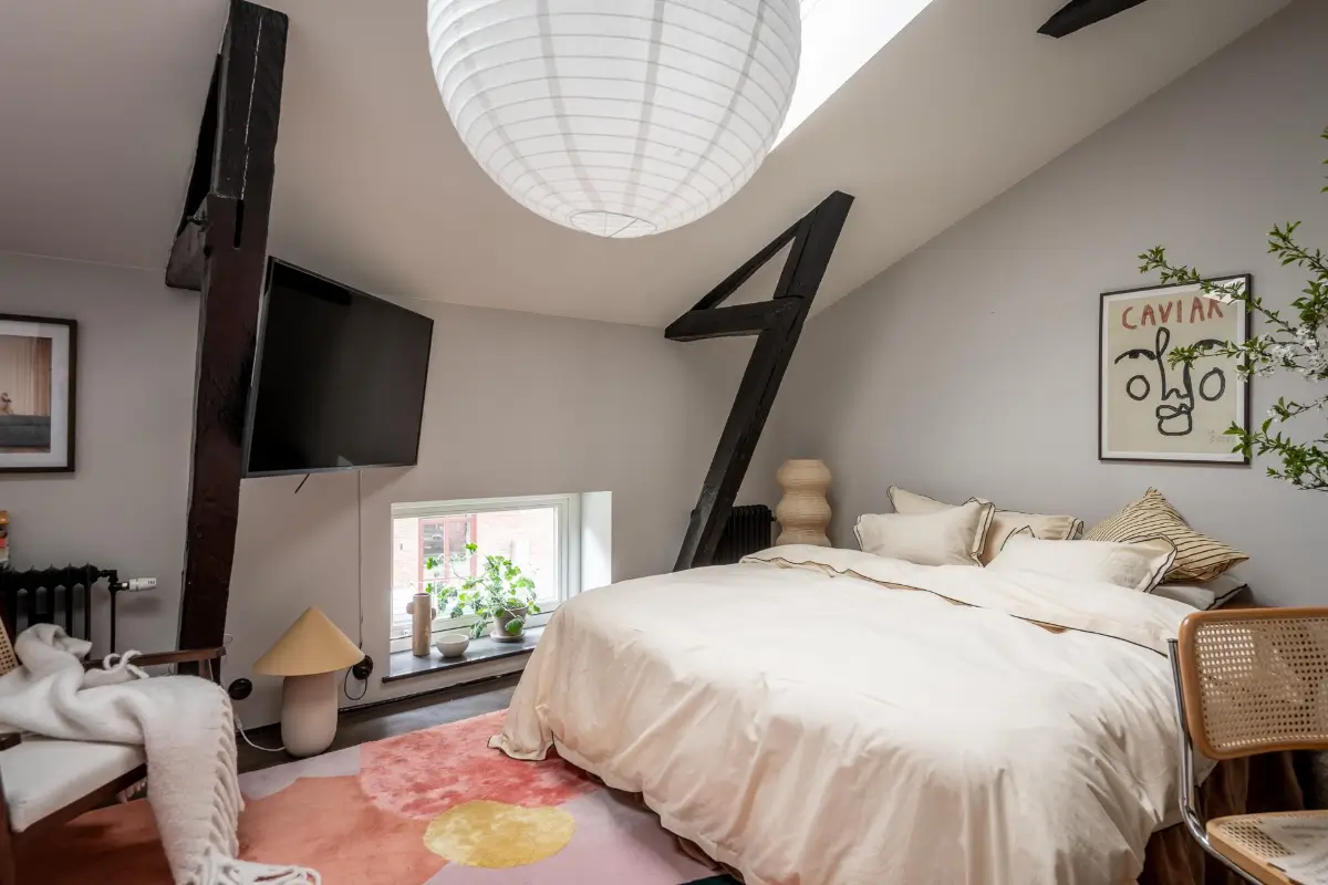An Industrial Building in a Charming Courtyard is Turned into a Small Townhouse 26 small-loft-19th-century-indstrial-building-gothenburg-nordroom