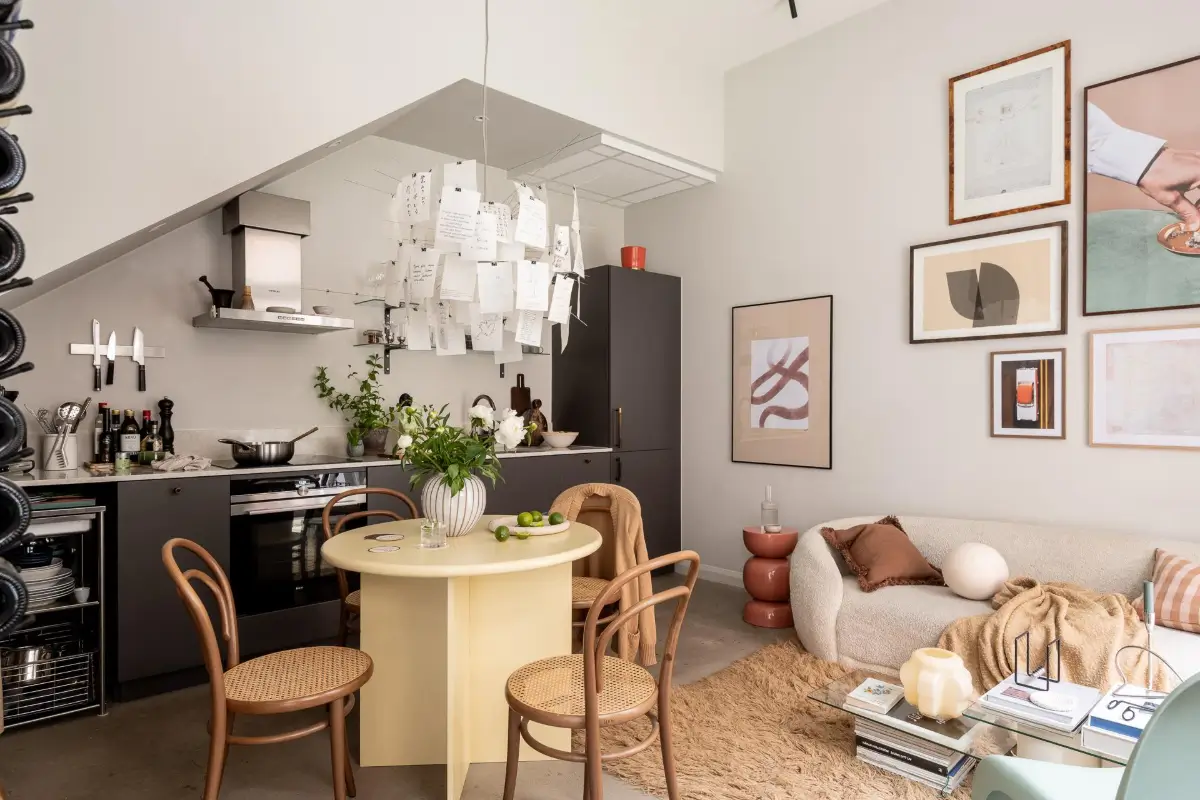An Industrial Building in a Charming Courtyard is Turned into a Small Townhouse 8 small-loft-19th-century-indstrial-building-gothenburg-nordroom