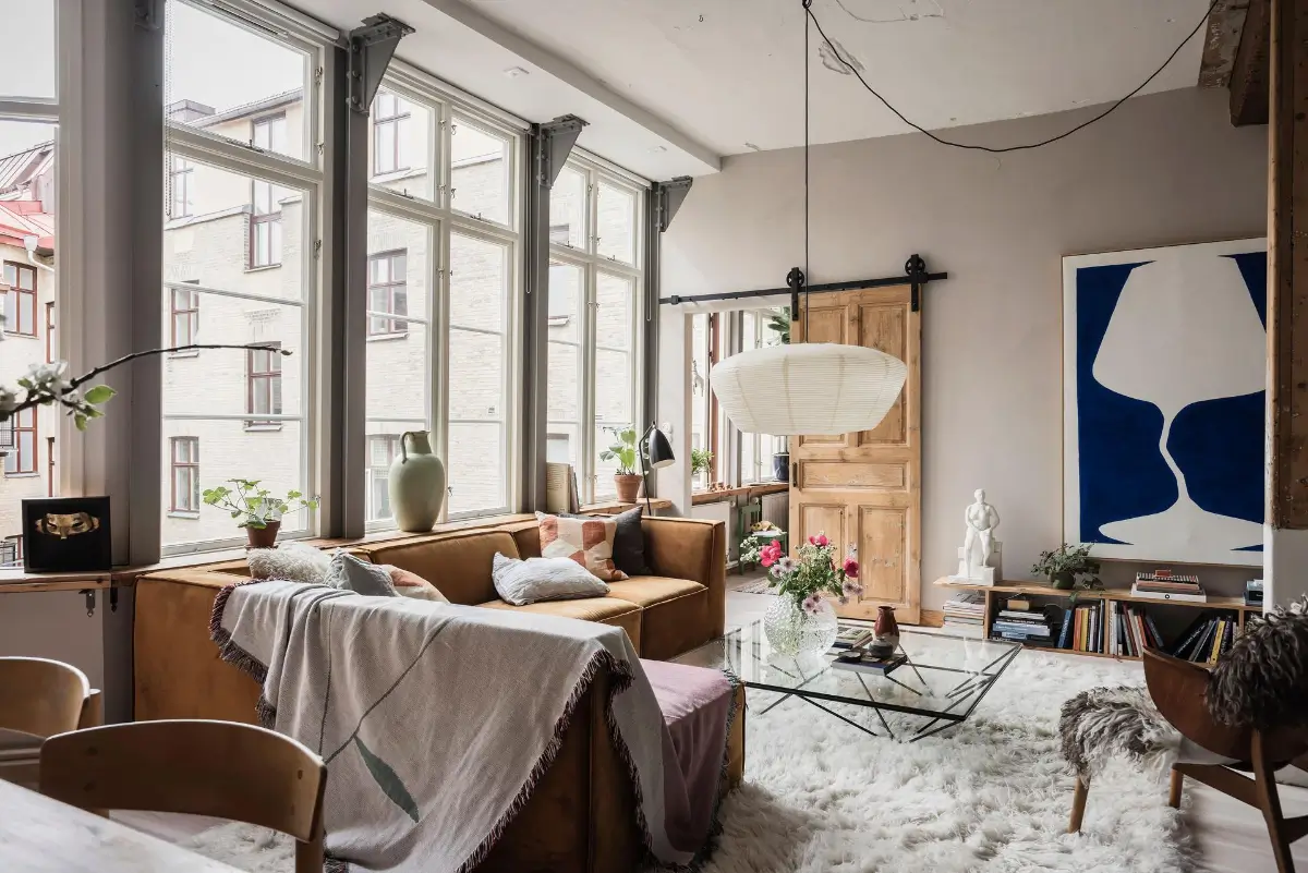 Industrial Character and an Open-Plan Living Space in a Unique Swedish Apartment 8 swedish-apartment-industrial-elements-nordroom