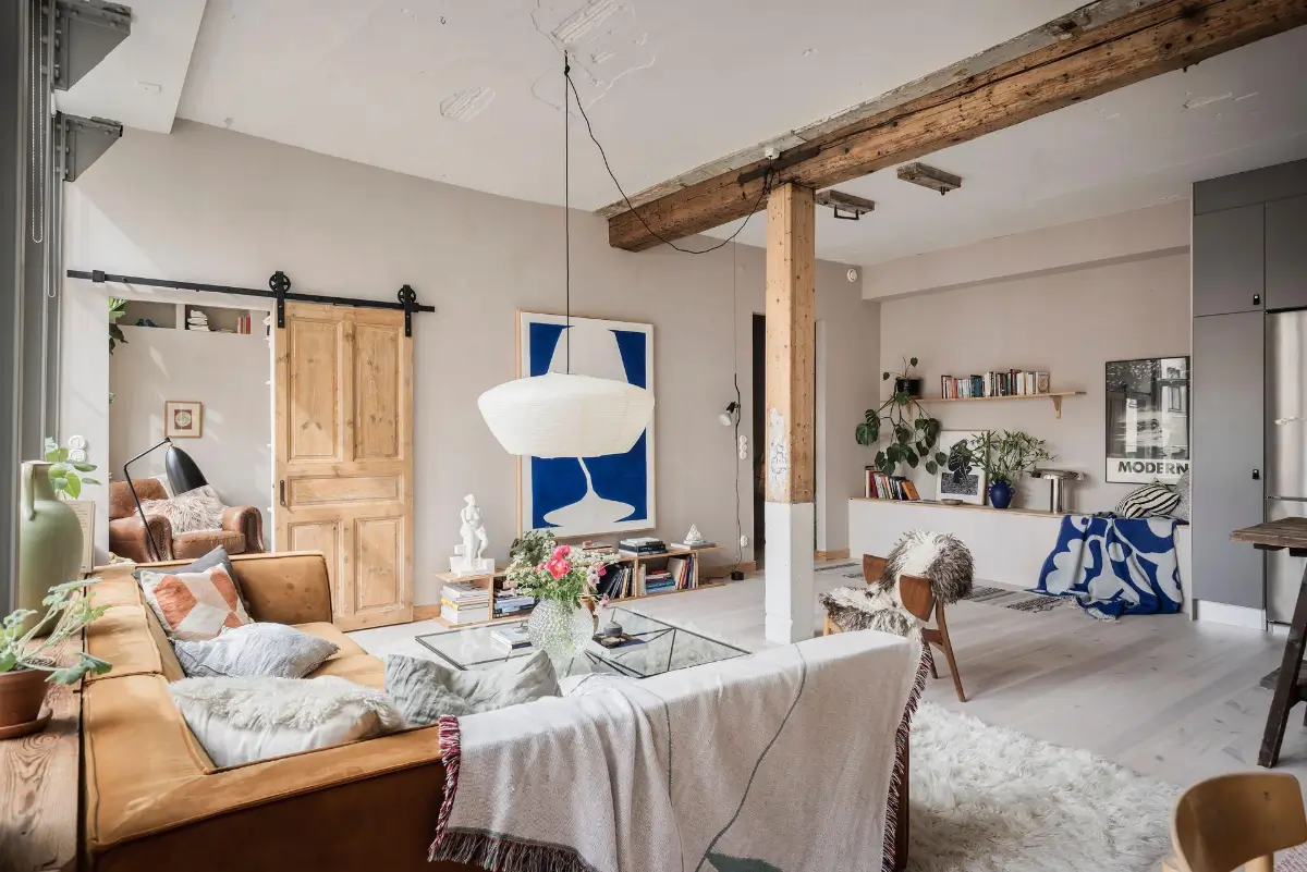 Industrial Character and an Open-Plan Living Space in a Unique Swedish Apartment 14 swedish-apartment-industrial-elements-nordroom