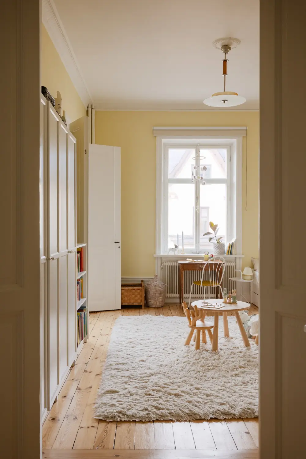 A Light Blue Bedroom in a Light-Filled Turn-of-the-Century Apartment 35 turn-of-the-century-apartment-pale-blue-bedroom-nordroom