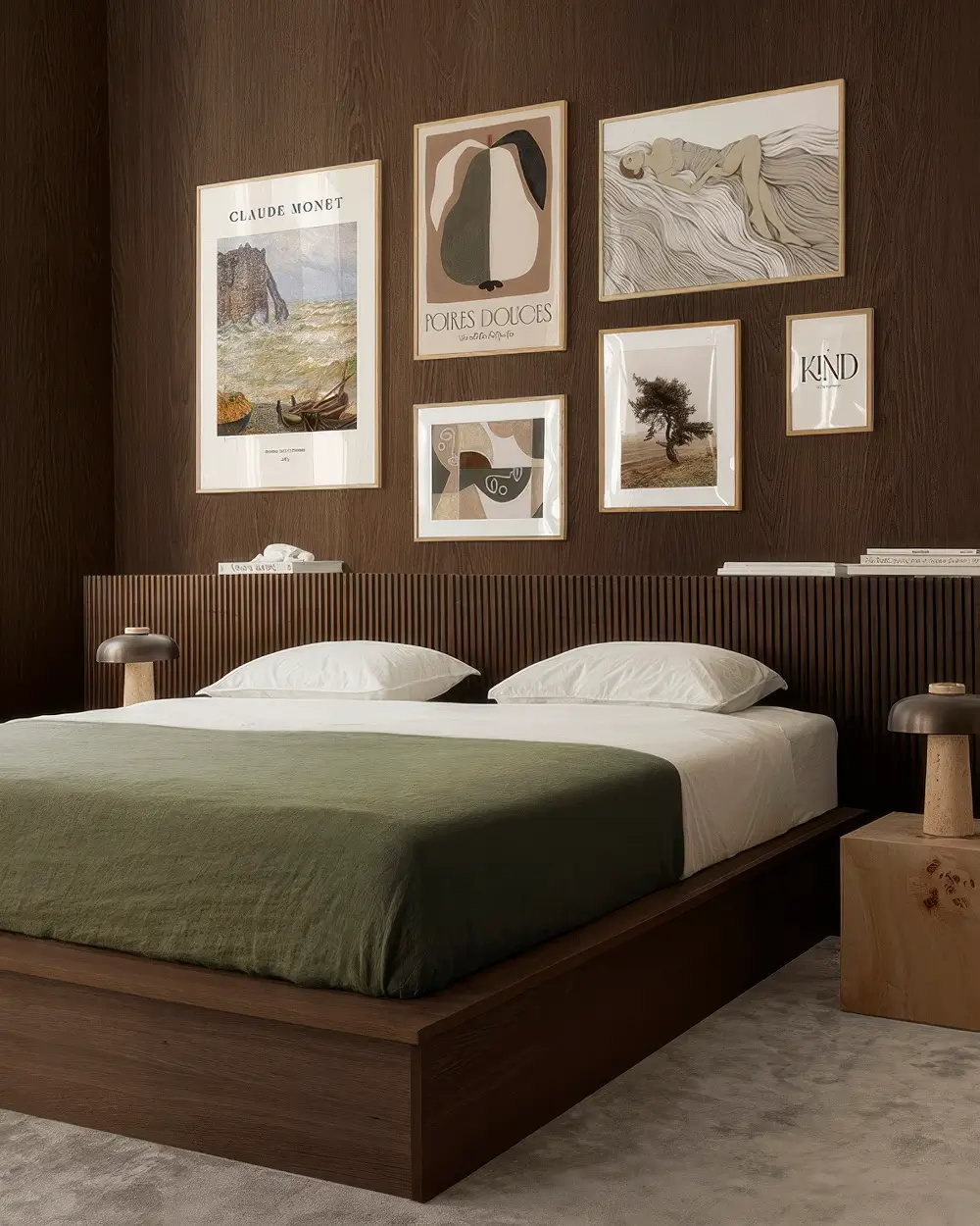 This Retro Color Could Add $2,277 to Your Home's Value (Another Could Cost You $18,000) 1 chocolate brown bedroom home value nordroom This Retro Color Could Add $2,277 to Your Home's Value (Another Could Cost You $18,000)