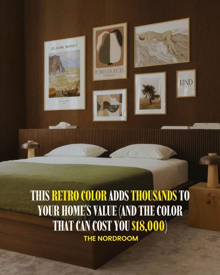 This Retro Color Can Add $2,277 to Your Home’s Value (Another Can Cost You $18,000)