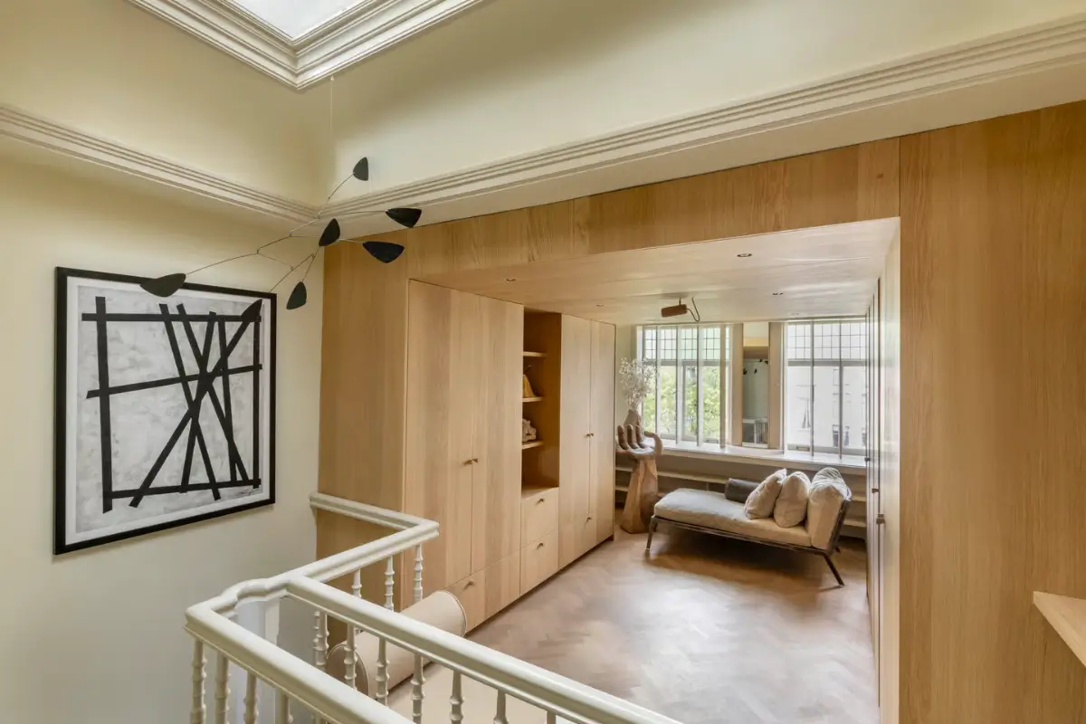 A Narrow Amsterdam Canal House with Warm, Luxurious Interiors and a Hidden Roof Terrace 24 narrow-17th-century-amsterdam-canal-house-family-home-nordroom