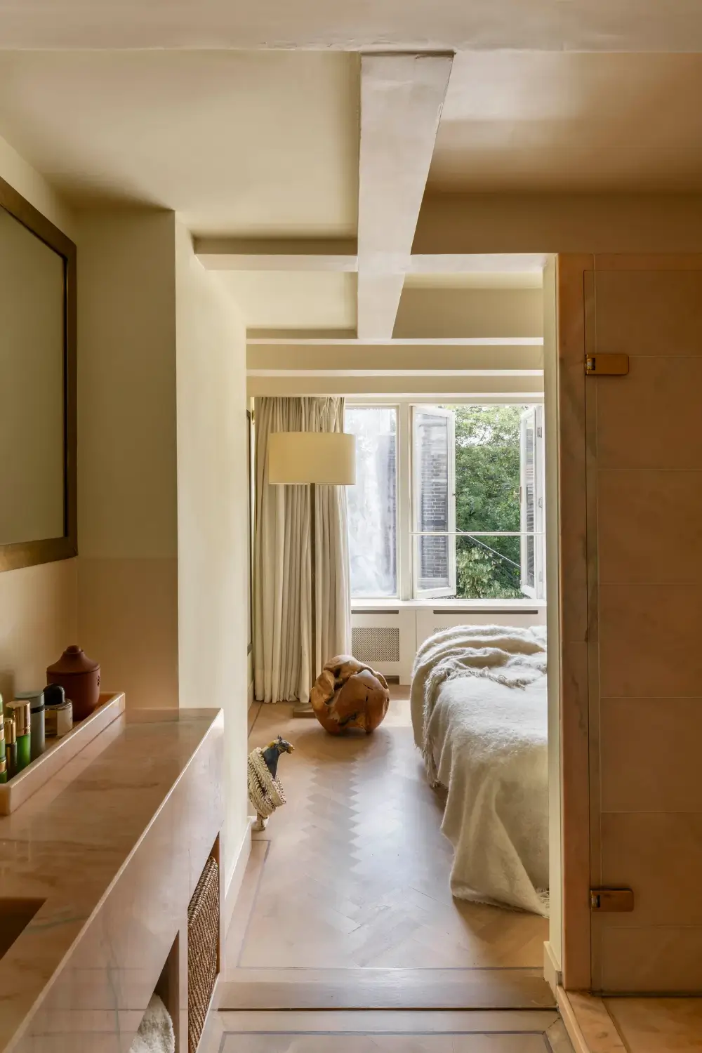 A Narrow Amsterdam Canal House with Warm, Luxurious Interiors and a Hidden Roof Terrace 27 narrow-17th-century-amsterdam-canal-house-family-home-nordroom