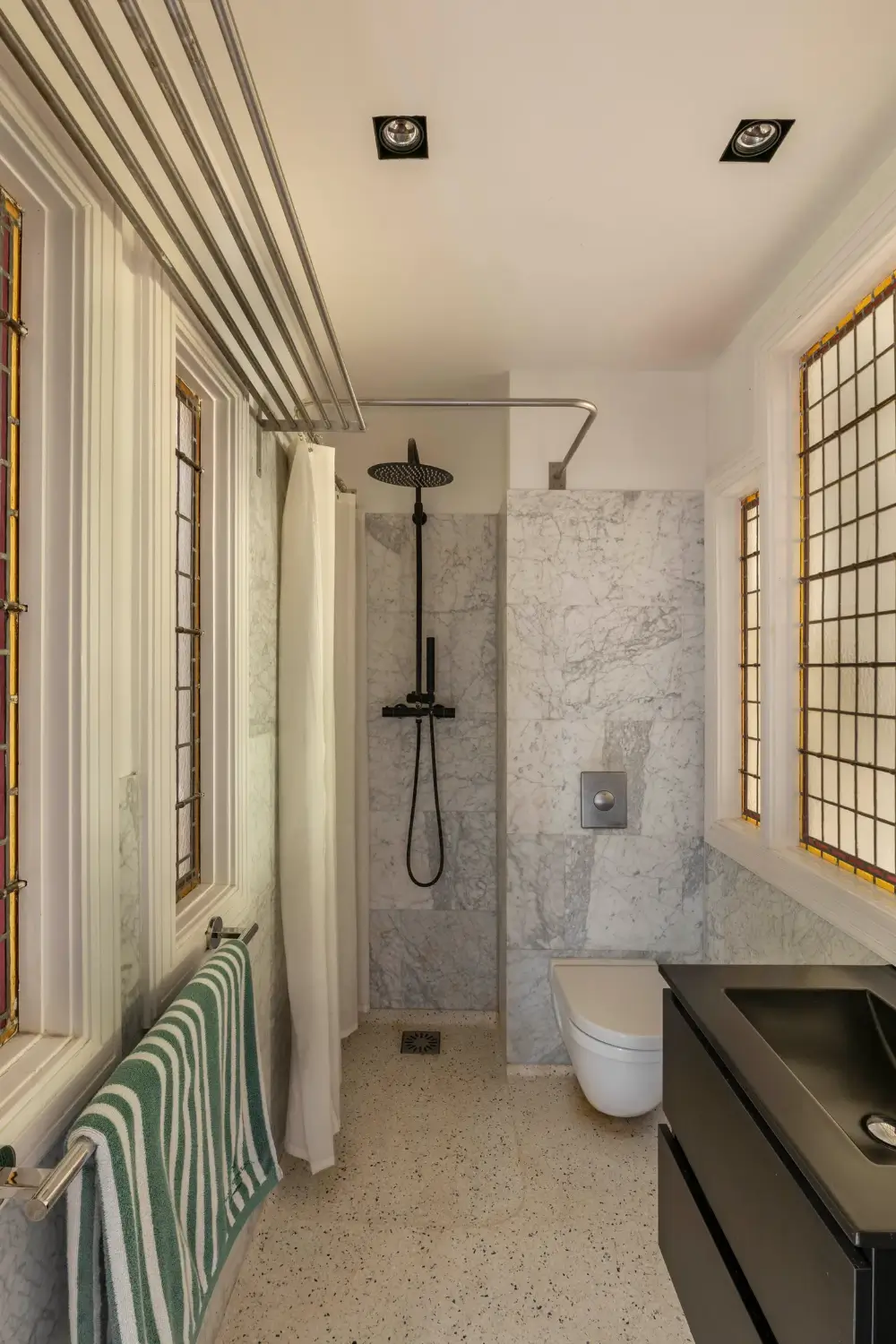 A Narrow Amsterdam Canal House with Warm, Luxurious Interiors and a Hidden Roof Terrace 22 narrow-17th-century-amsterdam-canal-house-family-home-nordroom
