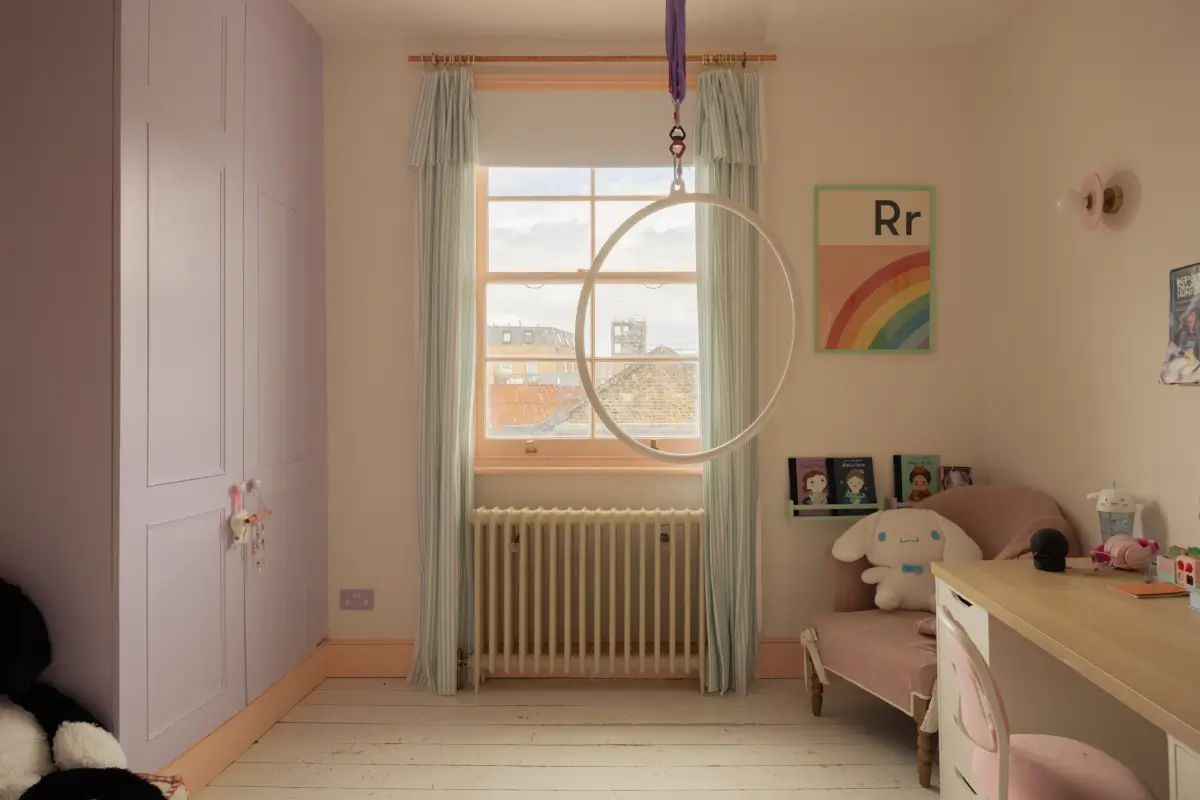 A Pastel-Colored Family Home Brings Playful Design to Kentish Town 37 pastel-colored-interiors-family-home-victorian-house-kentish-town-london-nordroom