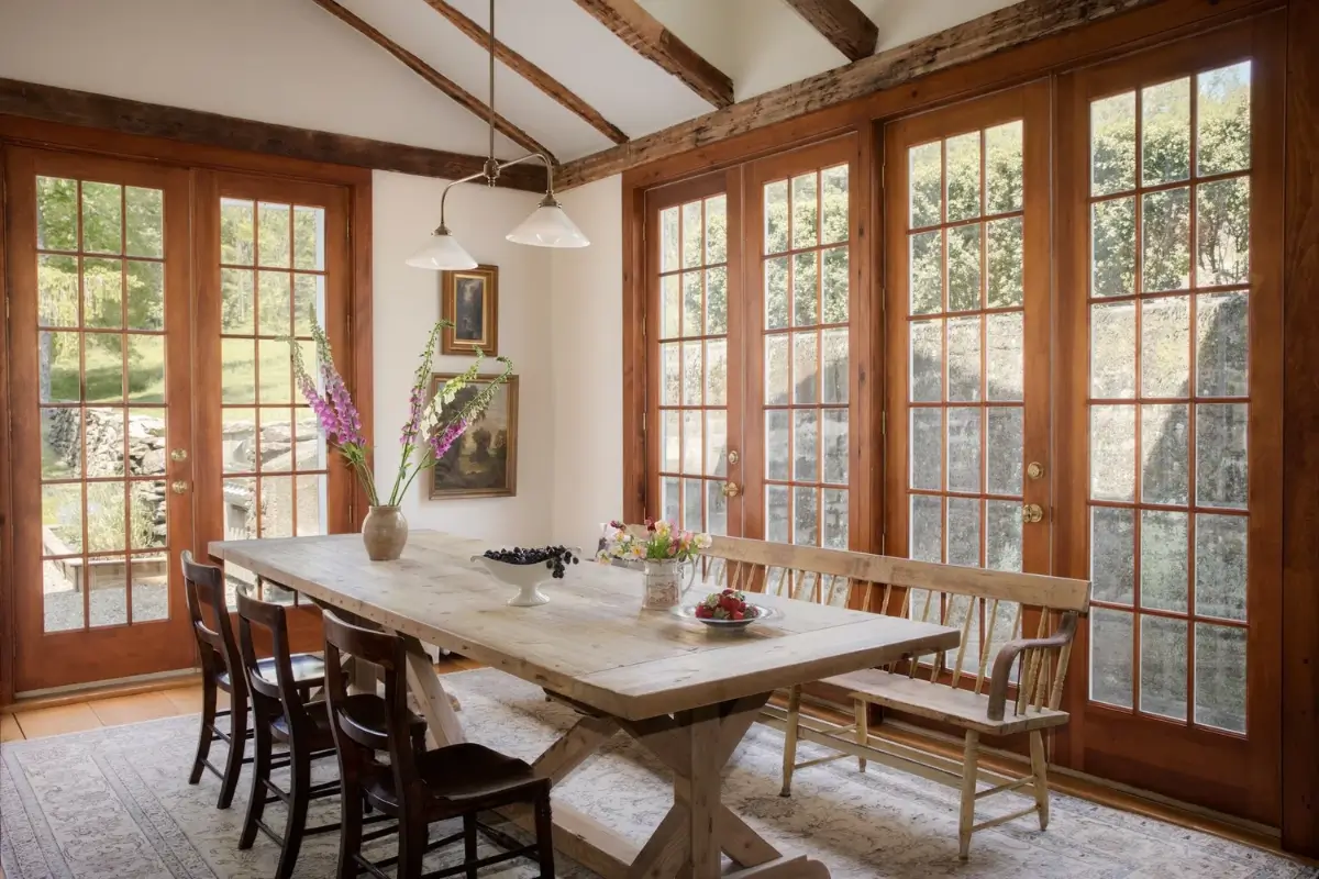 Historic Features and Modern Comforts in a Restored 18th-Century Farmstead 8 restored-1700s-country-estate-new-york-state-nordroom