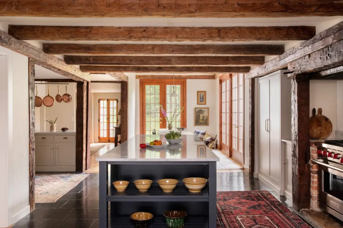 Historic Features and Modern Comforts in a Restored 18th-Century Farmstead 5 restored-1700s-country-estate-new-york-state-nordroom