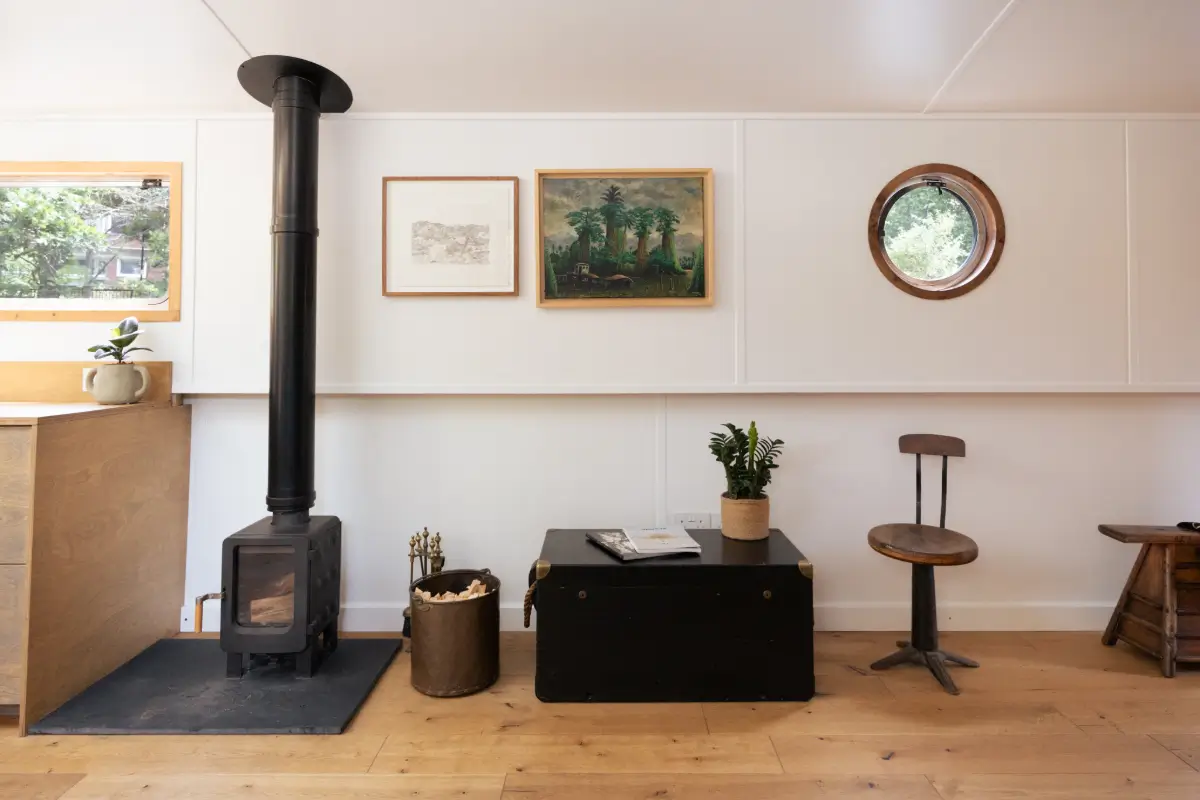 Inside Kiboko: A Sustainably Designed Houseboat on London's Grand Union Canal 15 rich-timber-bespoke-joinery-houseboat-london-nordroom