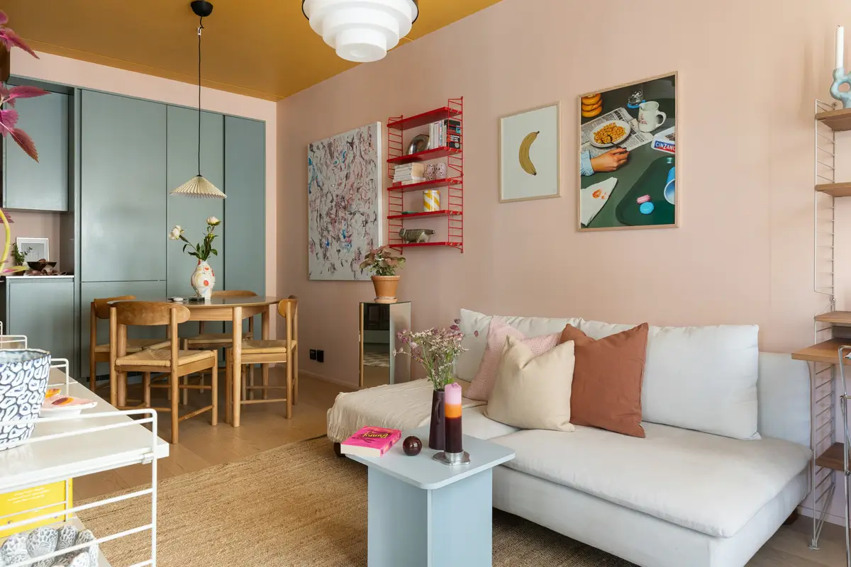 Smart Storage and a Cheerful Color Palette in a Small Stockholm Apartment 7 small-colorful-apartment-stockholm-nordroom