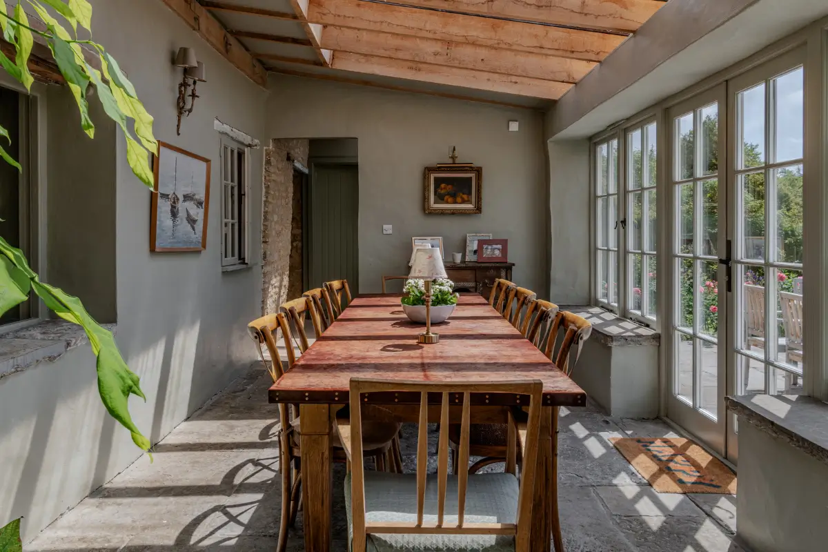 A Weaver's Cottage Transformed into a Cozy Home with Colorful Patterns and Rustic Details 14 soft-colors-19th-century-country-house-england