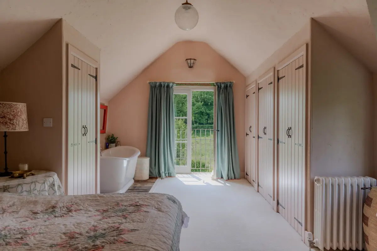 A Weaver's Cottage Transformed into a Cozy Home with Colorful Patterns and Rustic Details 17 soft-colors-19th-century-country-house-england