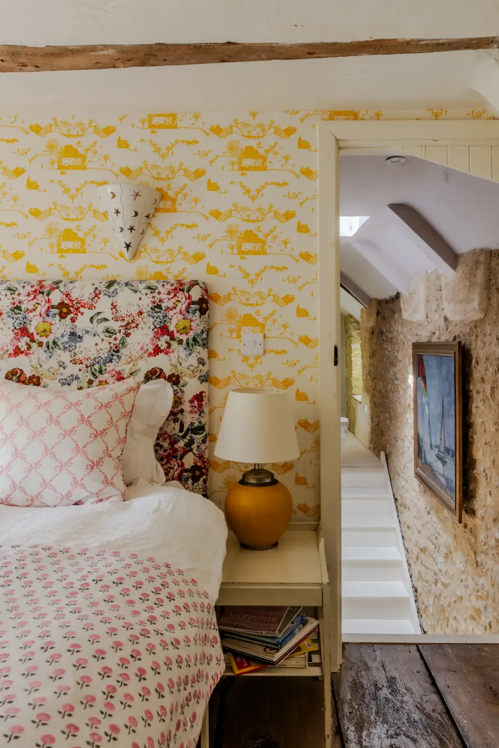 A Weaver's Cottage Transformed into a Cozy Home with Colorful Patterns and Rustic Details 22 soft-colors-19th-century-country-house-england