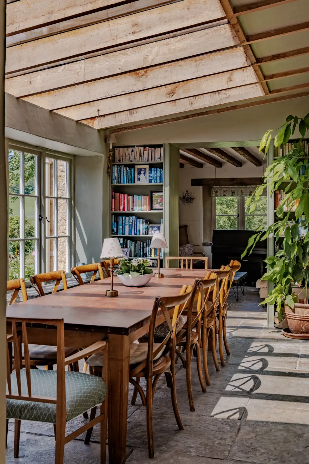 A Weaver's Cottage Transformed into a Cozy Home with Colorful Patterns and Rustic Details 12 soft-colors-19th-century-country-house-england