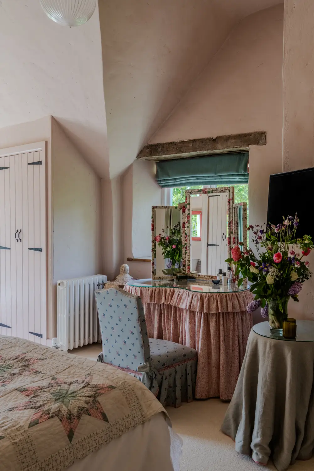 A Weaver's Cottage Transformed into a Cozy Home with Colorful Patterns and Rustic Details 19 soft-colors-19th-century-country-house-england