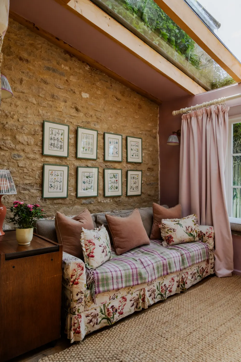 A Weaver's Cottage Transformed into a Cozy Home with Colorful Patterns and Rustic Details 11 soft-colors-19th-century-country-house-england