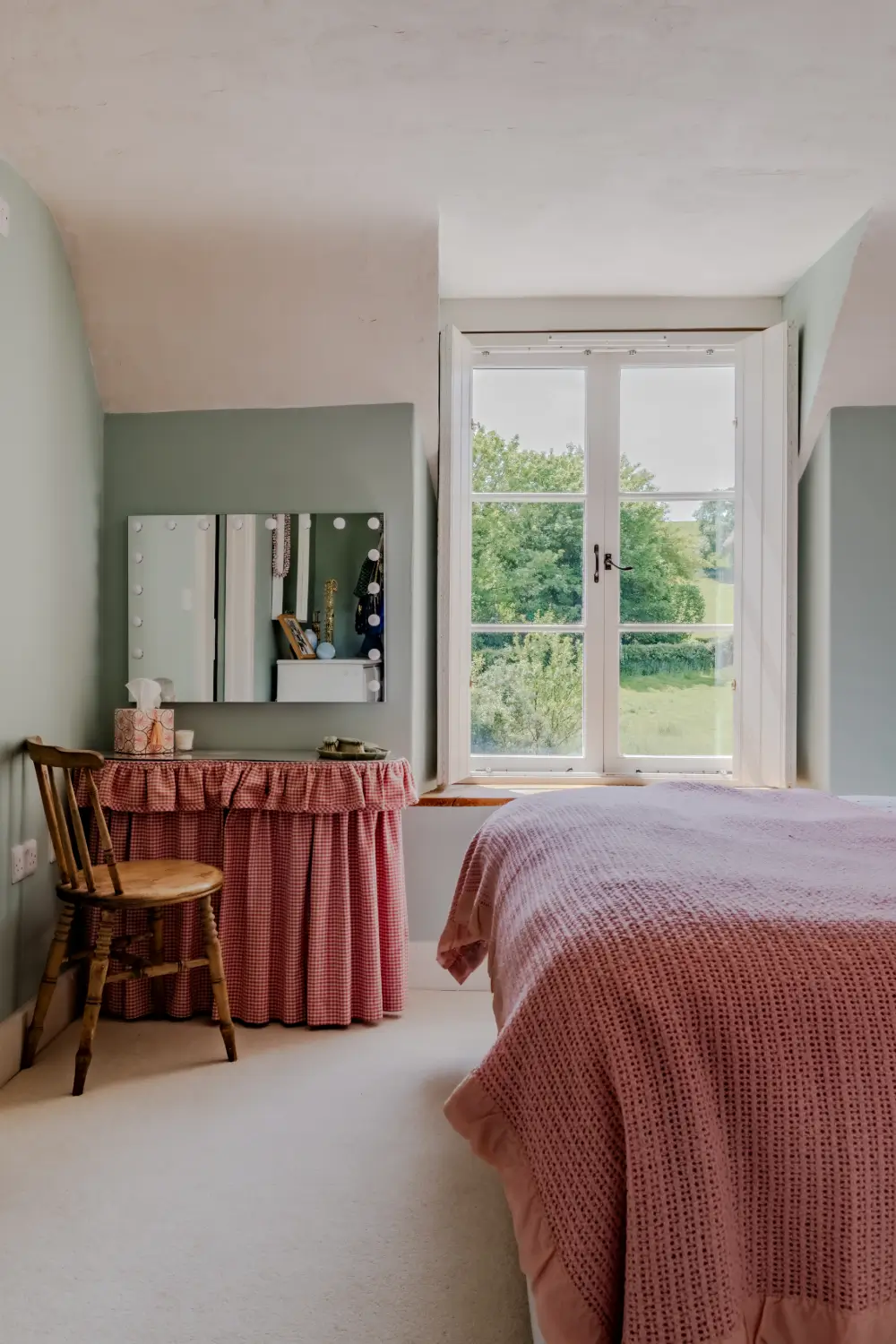 A Weaver's Cottage Transformed into a Cozy Home with Colorful Patterns and Rustic Details 26 soft-colors-19th-century-country-house-england