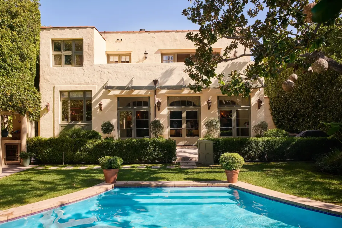 A Butter-Yellow Kitchen and Period Elements in a Spanish-Style LA Home 27 spanish-style-home-hancock-park-los-angeles