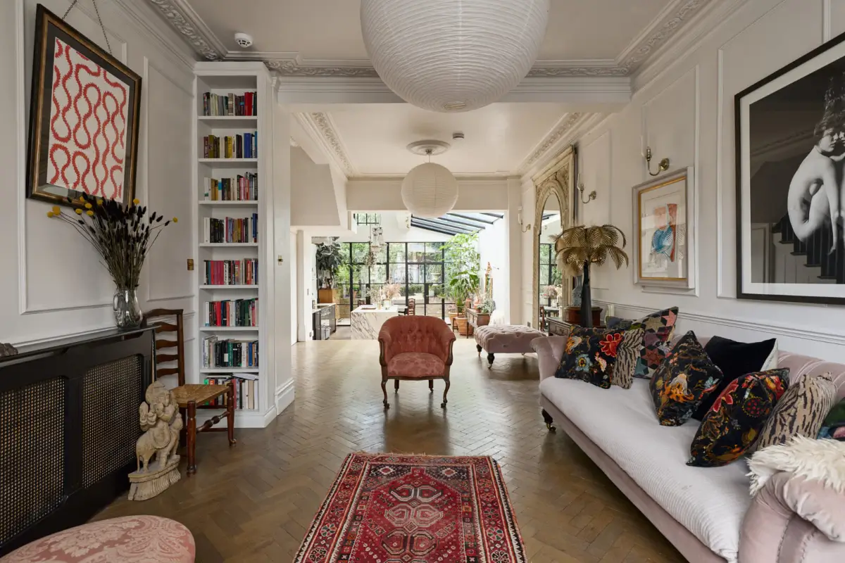 A Double-Height Kitchen Extension & House of Hackney Wallpaper in a London Townhouse 20 spectacular-double-height-kitchen-extension-floral-wallpapers-victorian-townhouse-london-nordroom