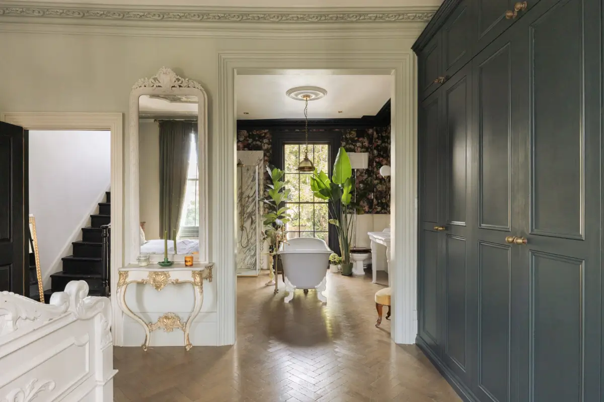 A Double-Height Kitchen Extension & House of Hackney Wallpaper in a London Townhouse 29 spectacular-double-height-kitchen-extension-floral-wallpapers-victorian-townhouse-london-nordroom