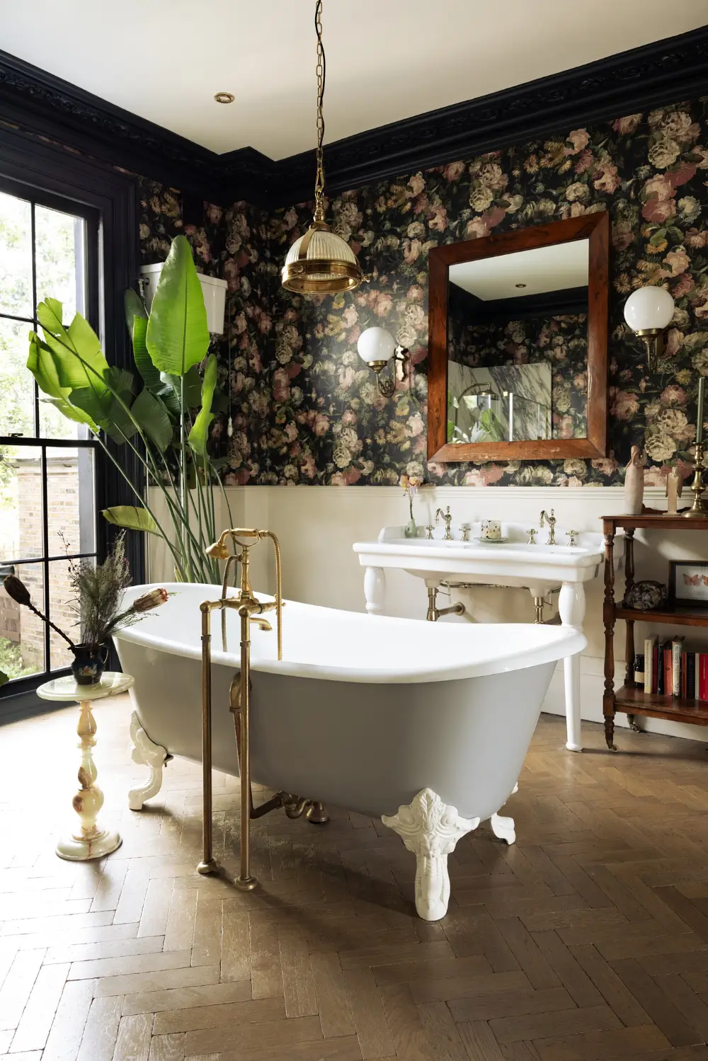 A Double-Height Kitchen Extension & House of Hackney Wallpaper in a London Townhouse 31 spectacular-double-height-kitchen-extension-floral-wallpapers-victorian-townhouse-london-nordroom