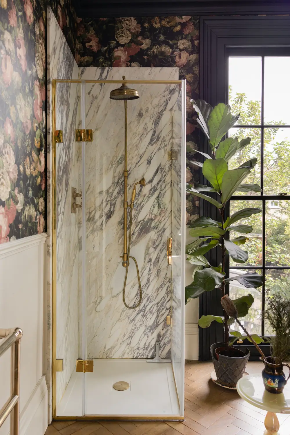 A Double-Height Kitchen Extension & House of Hackney Wallpaper in a London Townhouse 33 spectacular-double-height-kitchen-extension-floral-wallpapers-victorian-townhouse-london-nordroom