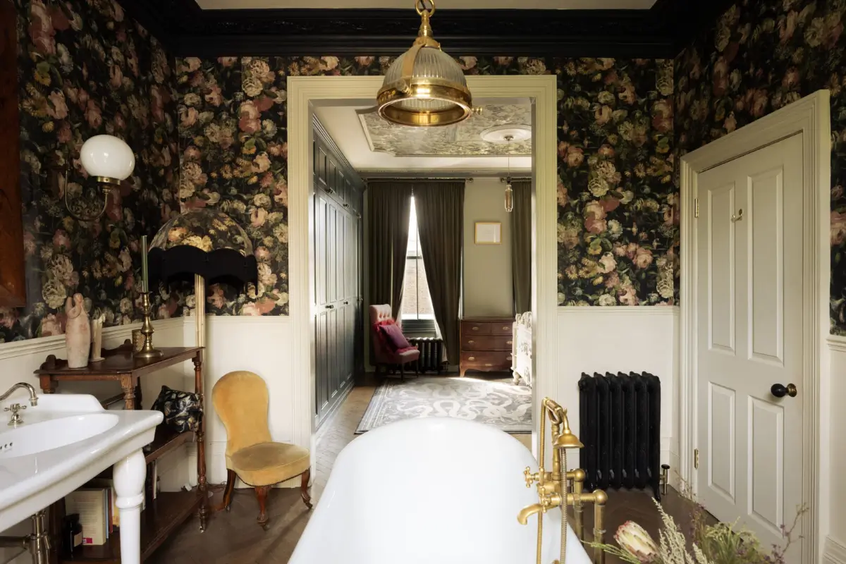 A Double-Height Kitchen Extension & House of Hackney Wallpaper in a London Townhouse 34 spectacular-double-height-kitchen-extension-floral-wallpapers-victorian-townhouse-london-nordroom