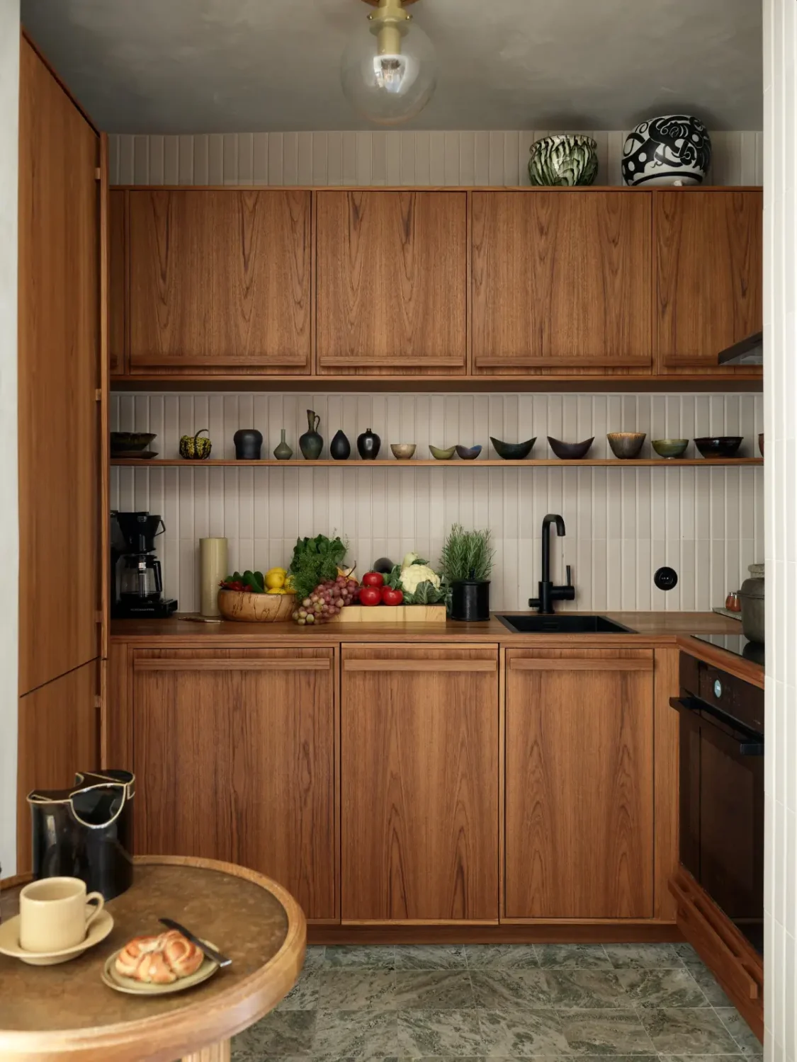 Scandinavian Design Classics and a New Teak Kitchen in a 1940s Apartment 12 art-vintage-moody-palette-renovated-1940s-apartment-stockholm-nordroom