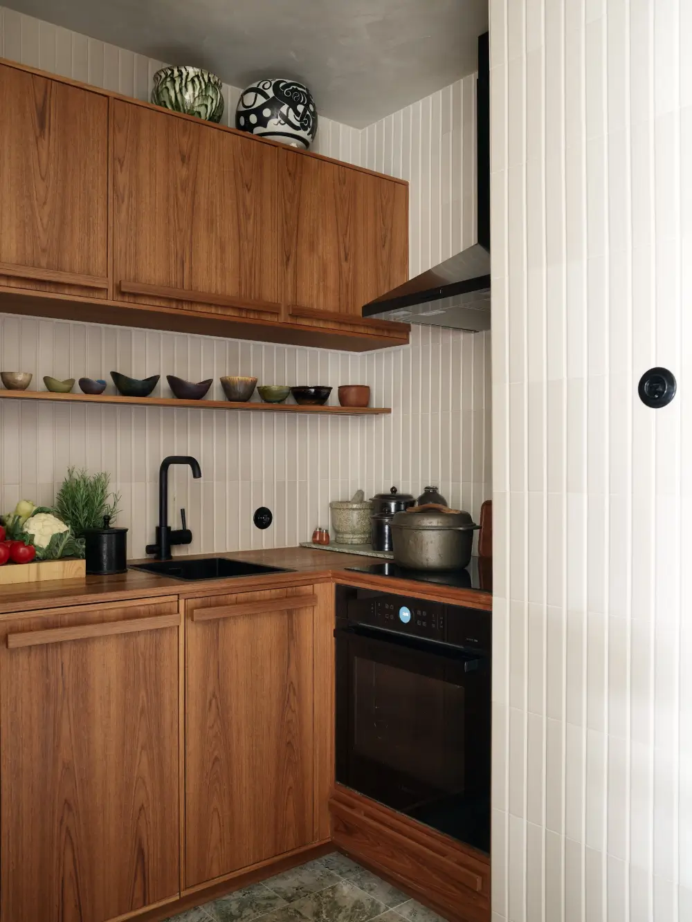Scandinavian Design Classics and a New Teak Kitchen in a 1940s Apartment 15 art-vintage-moody-palette-renovated-1940s-apartment-stockholm-nordroom
