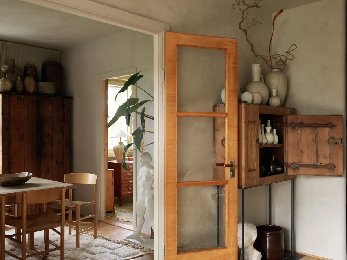 Scandinavian Design Classics and a New Teak Kitchen in a 1940s Apartment 17 art-vintage-moody-palette-renovated-1940s-apartment-stockholm-nordroom