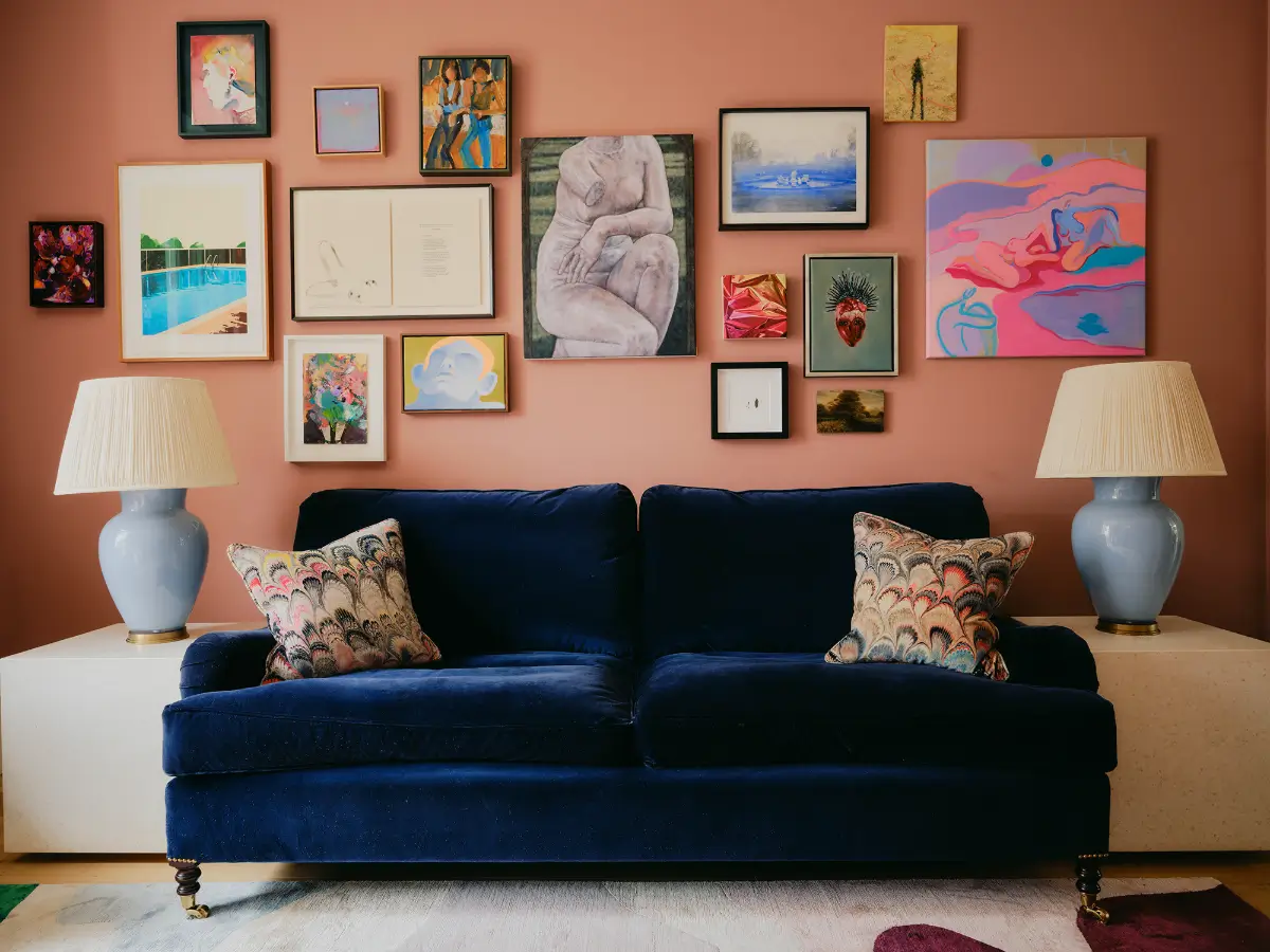 Color, Tactile Materials, and Hand-Crafted Finishes in a Notting Hill Townhouse 11 color-custom-details-renovated-notting-hill-townhouse