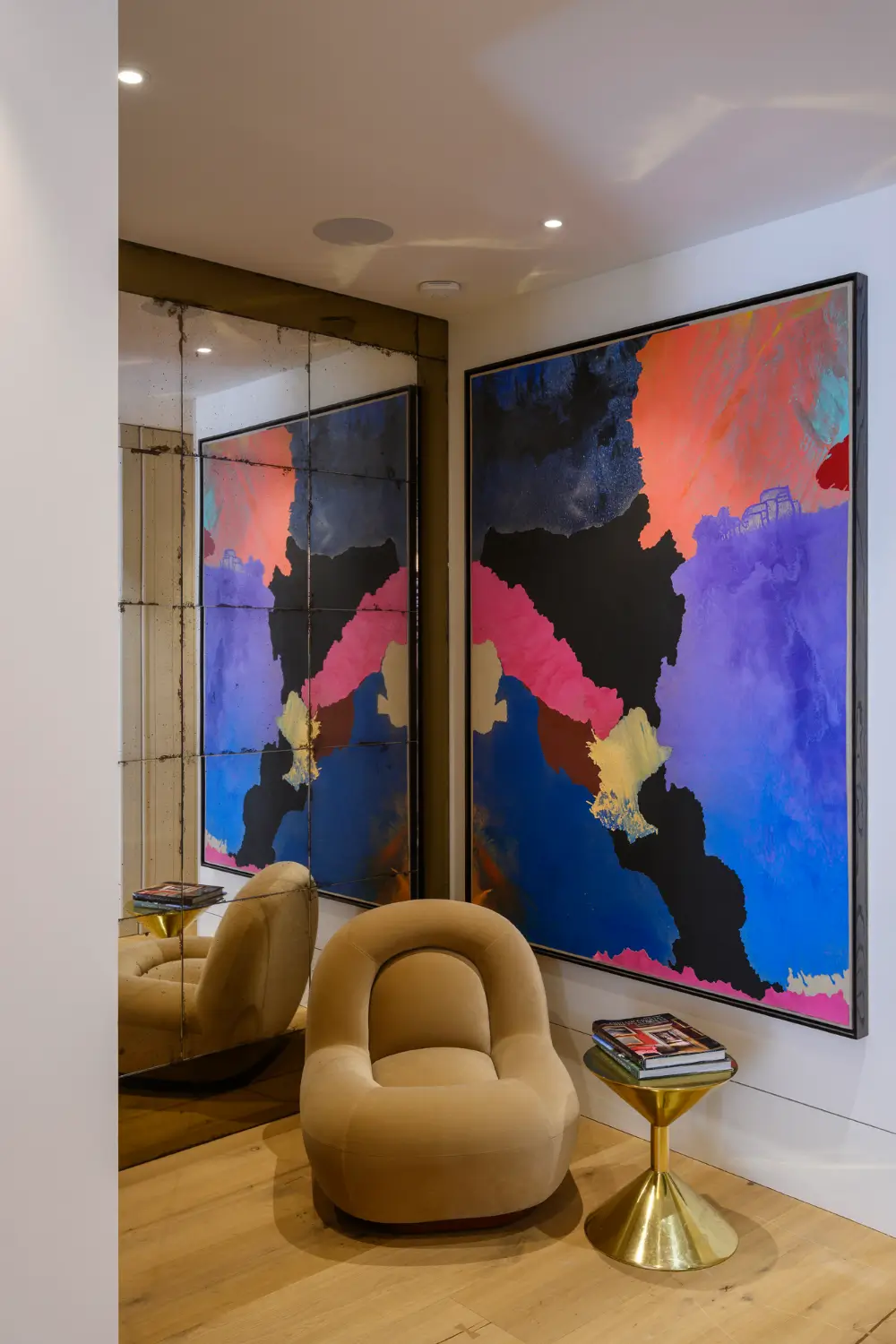 Color, Tactile Materials, and Hand-Crafted Finishes in a Notting Hill Townhouse 12 color-custom-details-renovated-notting-hill-townhouse