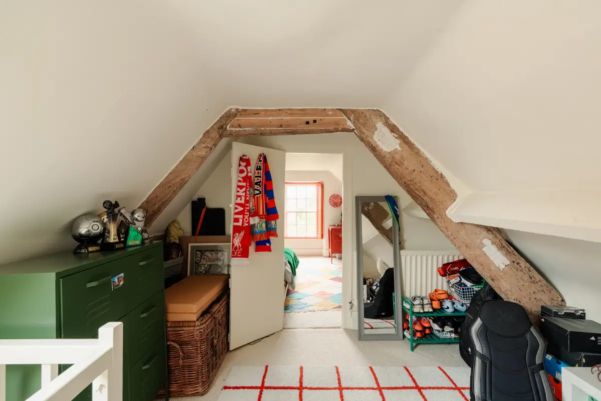 A Traditional Stone Cottage with a Black Timber Extension and Colorful Interiors 27 colorful-rubble-stone-cottage-wooden-extension-somerset