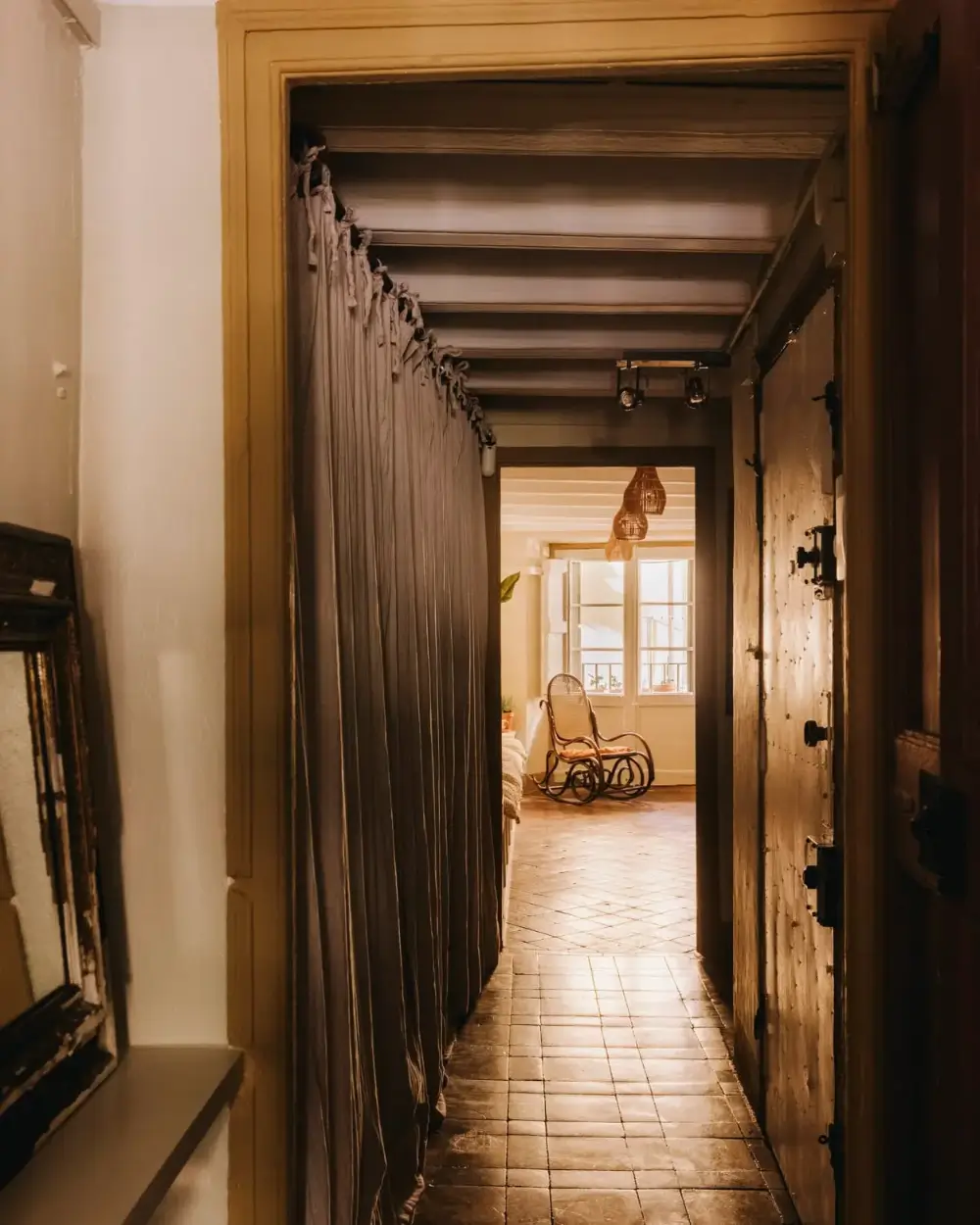 Sustainable Design and Reclaimed Materials in a Historic Barcelona Apartment 23 historic-features-natural-materials-characterful-barcelona-apartment-nordroom