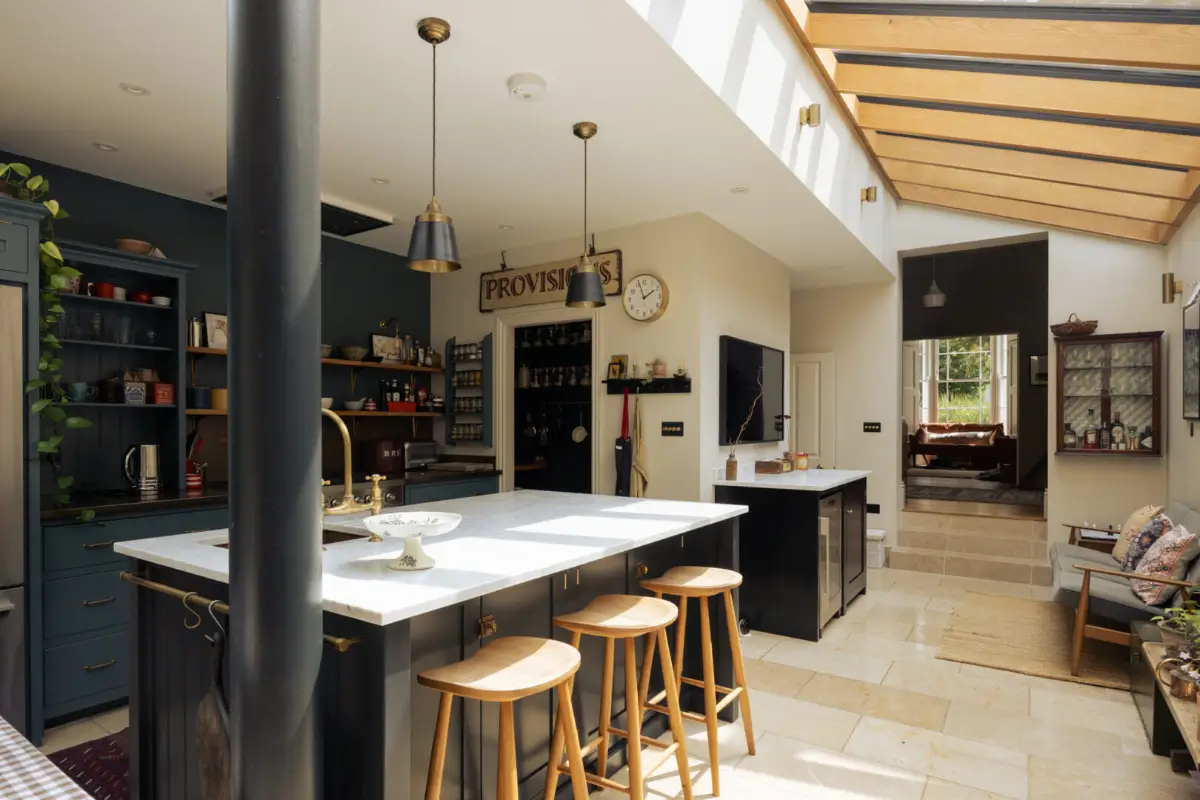 An Extended Victorian Family Home with a Blue deVOL Kitchen 14 renovated-extended-1860s-victorian-house-london-fields