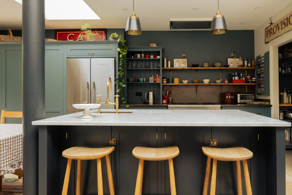 An Extended Victorian Family Home with a Blue deVOL Kitchen 3 renovated-extended-1860s-victorian-house-london-fields
