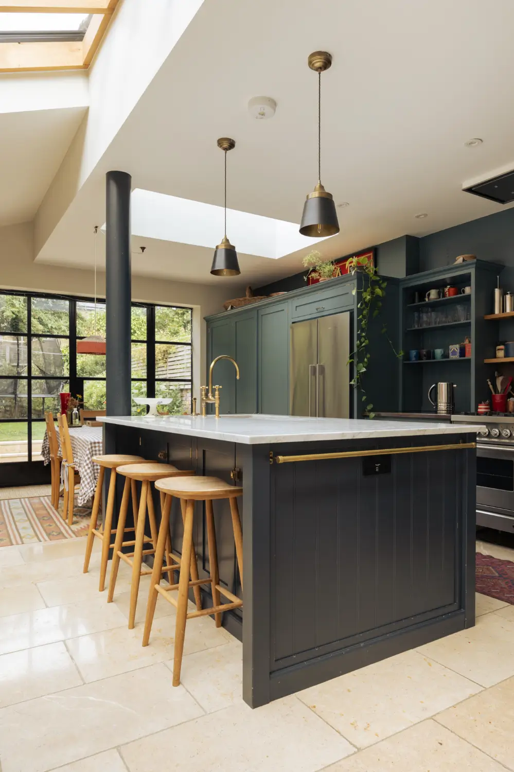 An Extended Victorian Family Home with a Blue deVOL Kitchen 4 renovated-extended-1860s-victorian-house-london-fields