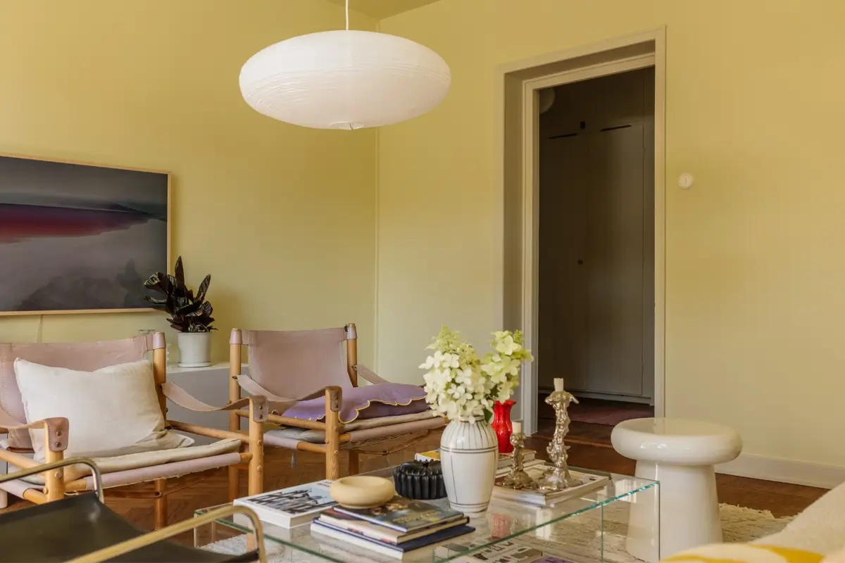 A Cohesive Soft Yellow and Beige Color Palette in a 1940s Apartment 12 soft-color-palette-1940s-apartment-stockholm-nordroom