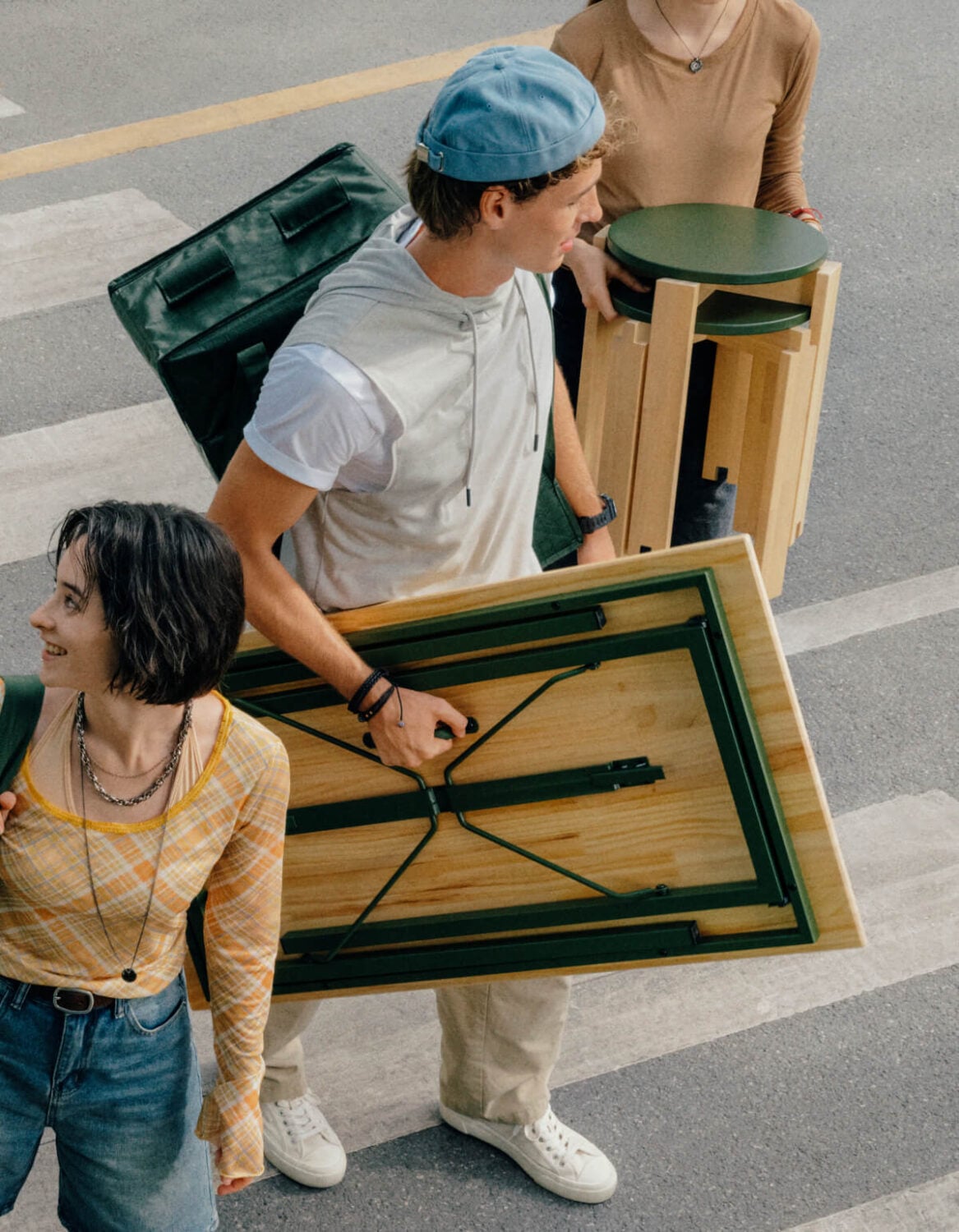 IKEA KOMPISHÄNG: 11 Affordable, Portable Pieces for Life in Transit 8 table-stools-IKEA-KOMPISHANG-collection-nordroom