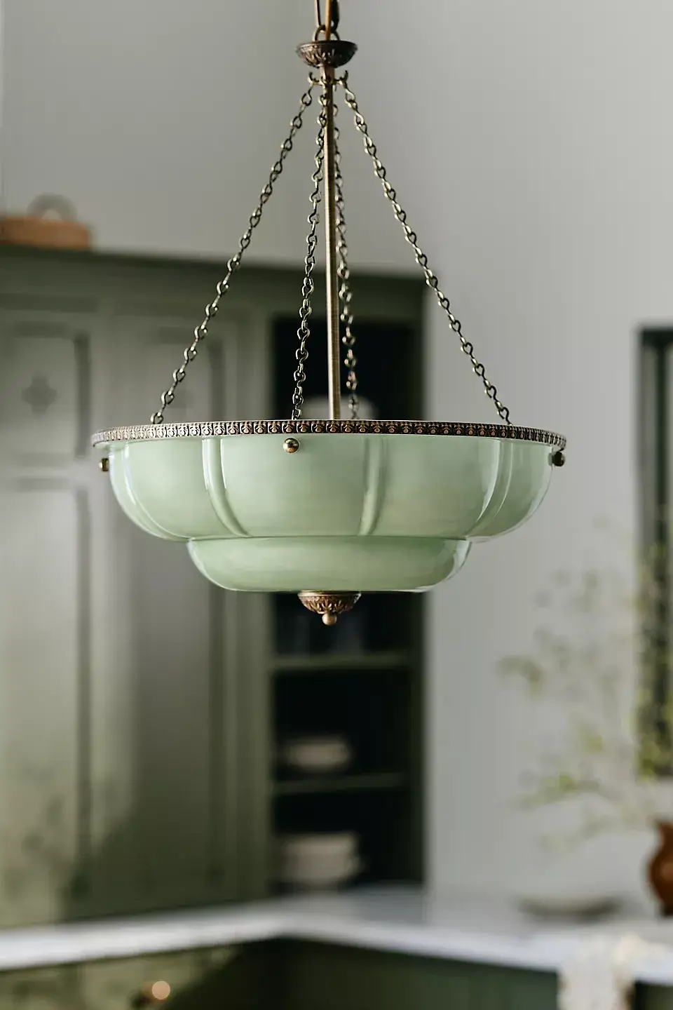 Anthropologie Home Fall Collection 2026: Warm Textures, Playful Prints, & Handcrafted Details 15 The Eloise Scallop Milk Glass Chandelier Anthropologie Home Fall Collection 2026: Warm Textures, Playful Prints, & Handcrafted Details