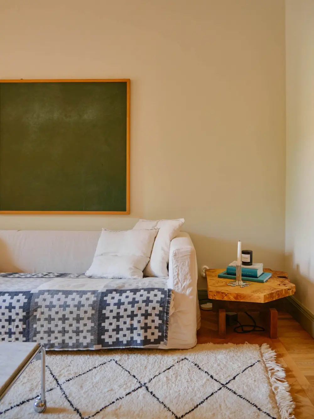 A Soothing Beige and Green Color Palette in a Stockholm Apartment 11 beige-green-color-palette-renovated-1920s-apartment-nordroom