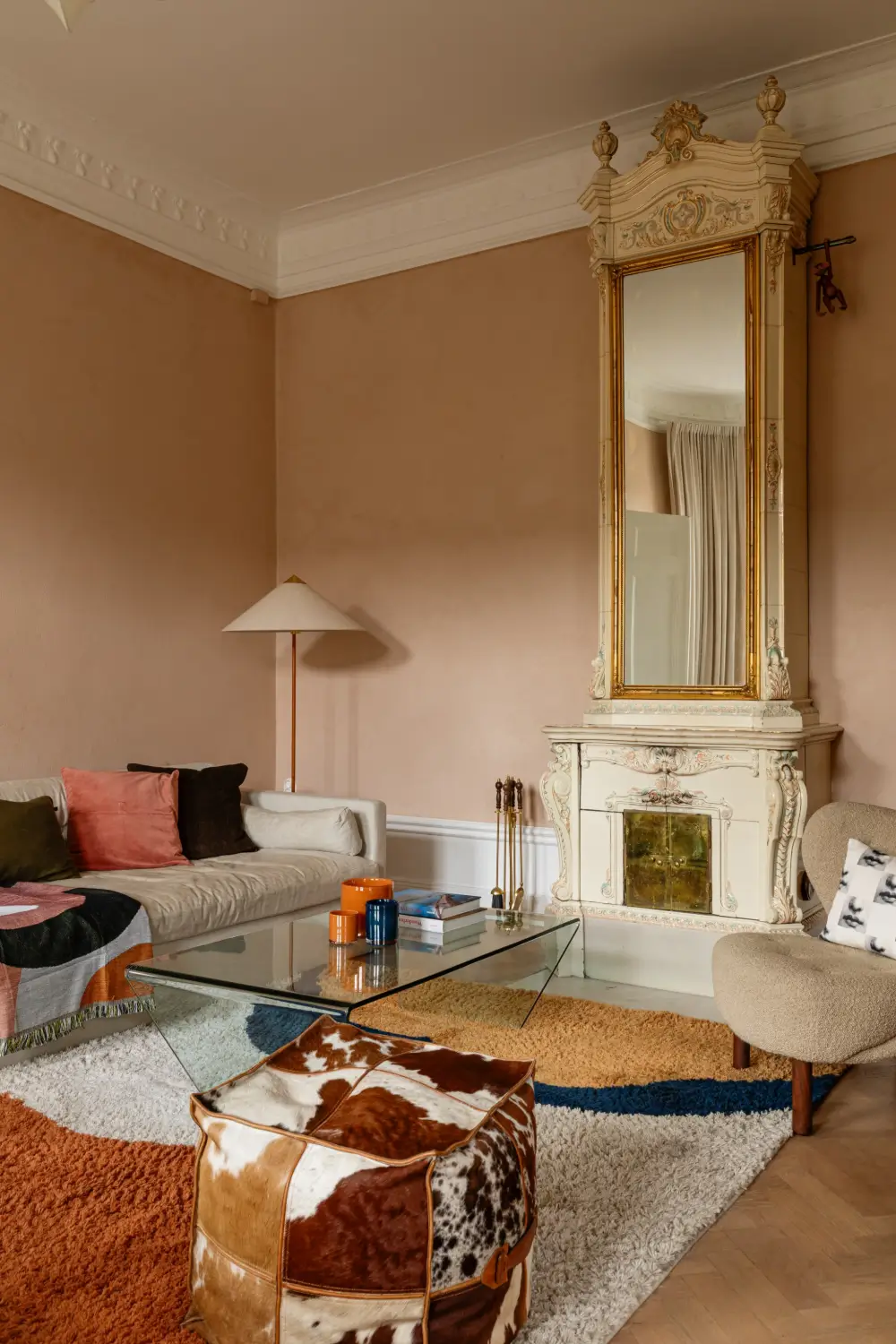 A Rich Burgundy Hall in a Stylishly Renovated Stockholm Apartment 5 butter-yellow-kitchen-period-character-stockholm-apartment-nordroom