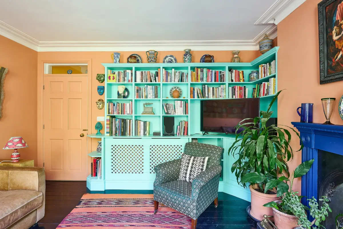 An East London Townhouse with Colorful Interiors Inspired by Vanessa Bell's Charleston 19 charleston-farmhouse-inspired-interiors-victorian-townhouse-london
