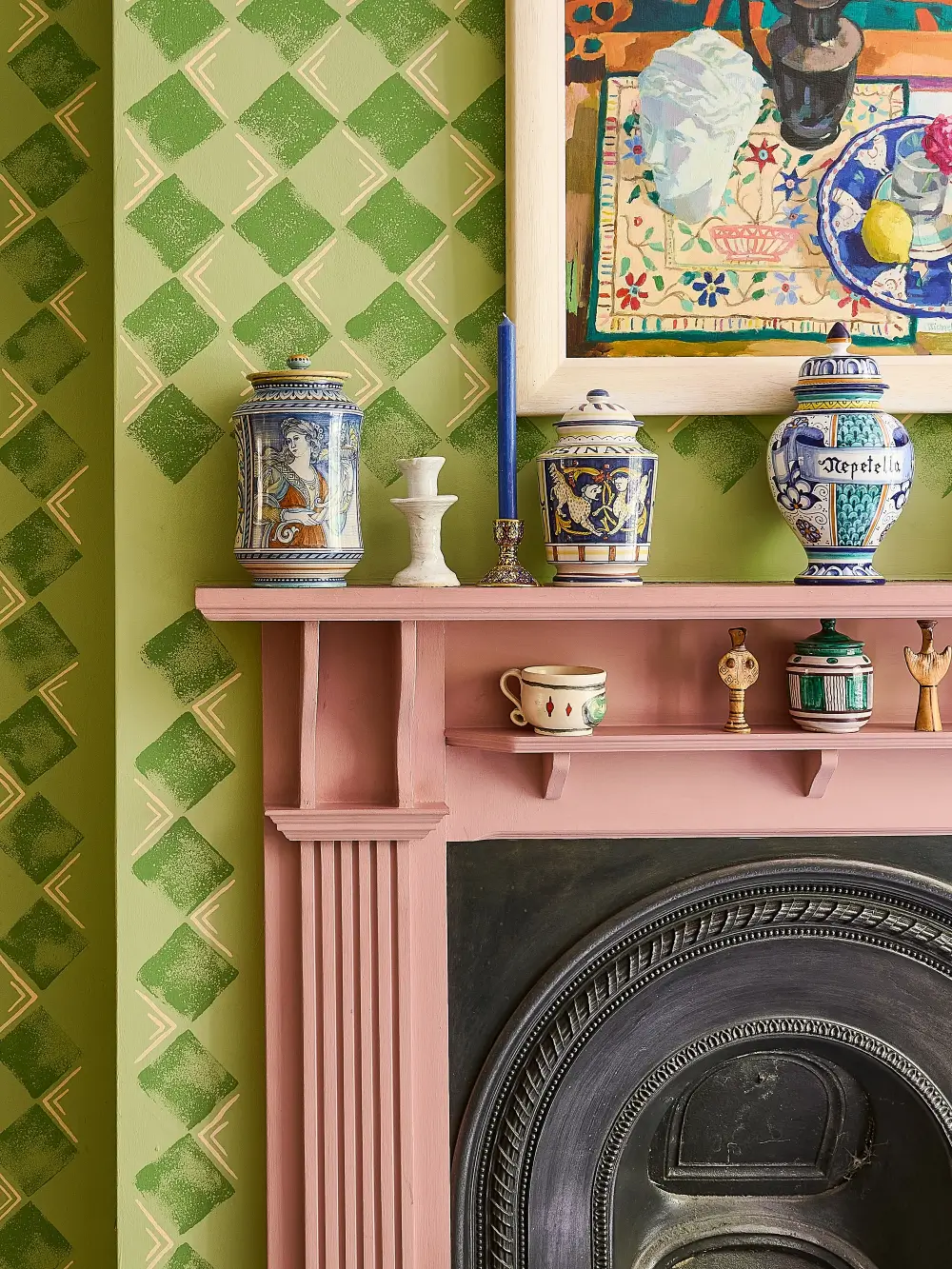 An East London Townhouse with Colorful Interiors Inspired by Vanessa Bell's Charleston 3 charleston-farmhouse-inspired-interiors-victorian-townhouse-london