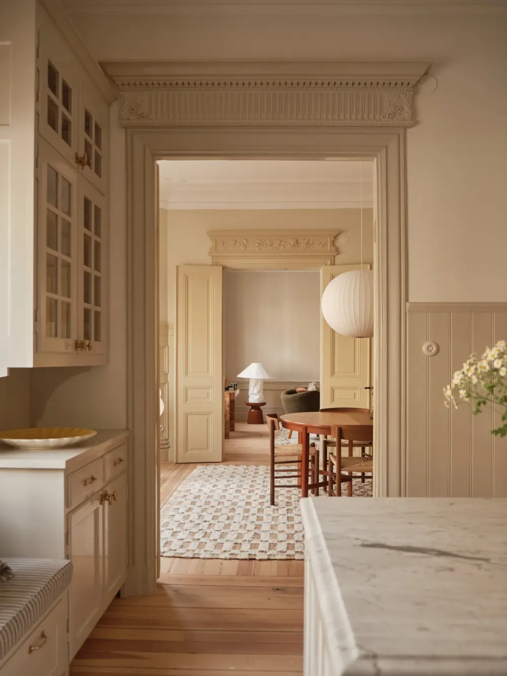 Before & After: A Soft Color Palette in a Grand Turn-of-the-Century Apartment 19 classic-turn-of-the-century-apartment-soft-colors-period-details-nordroom